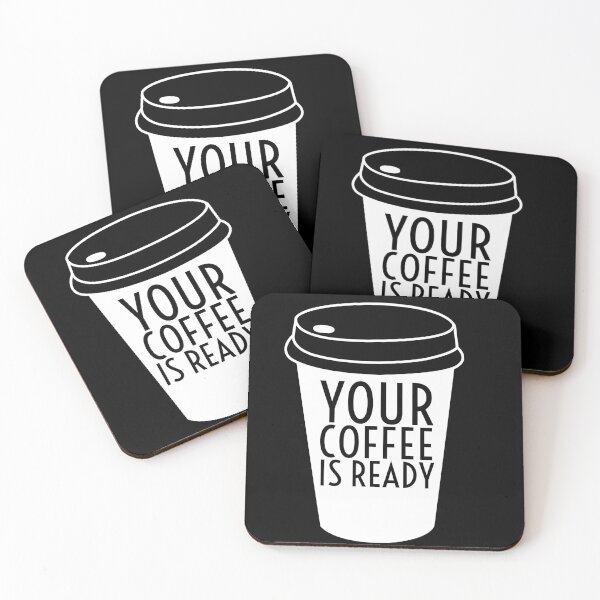 Item preview, Your coffee is ready  designed and sold by Printeddesignz.
