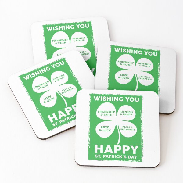 Aperçu de l'œuvre Je vous souhaite un joyeux saint patrick créée et vendue par TheFlipRepublic.
