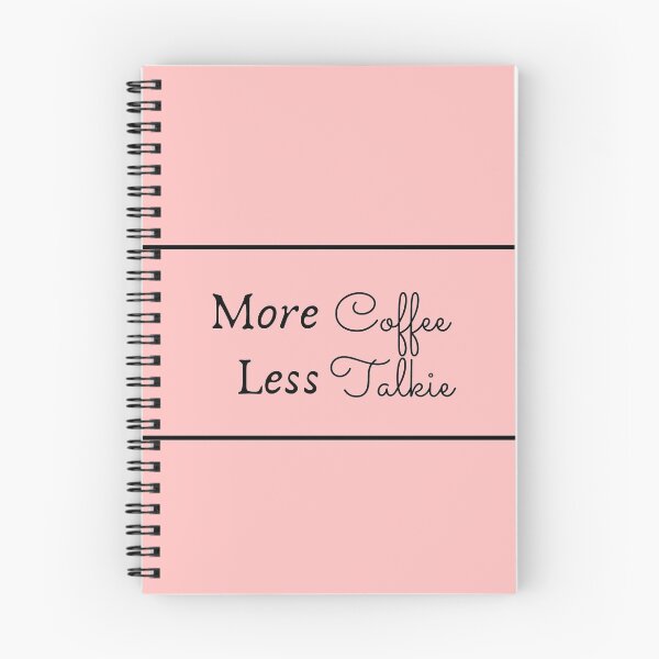 Item preview, More Coffee Less Talkie designed and sold by ClearThoughts.