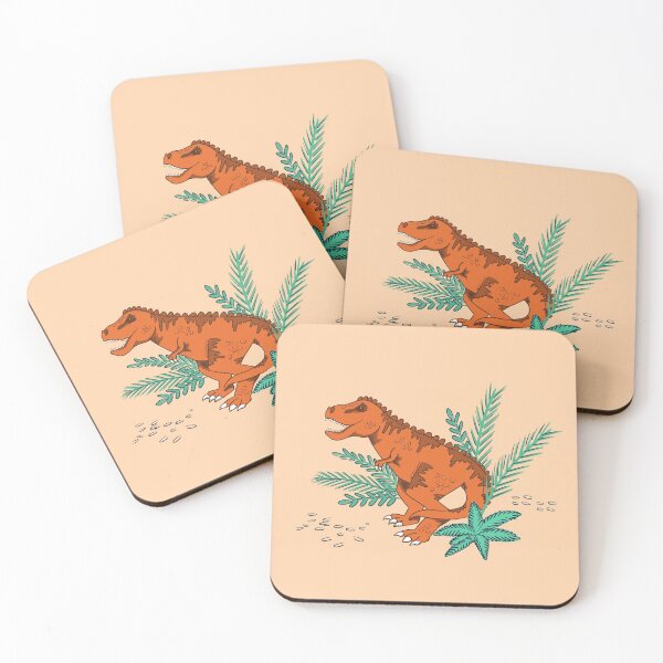 Item preview, Orange T-Rex designed and sold by latheandquill.