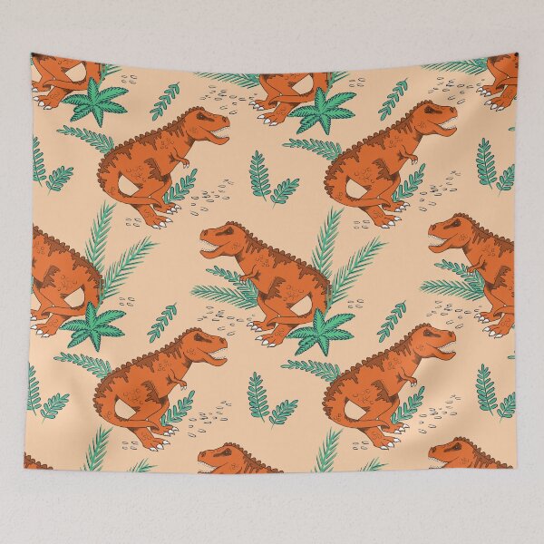 Item preview, Orange T-Rex designed and sold by latheandquill.