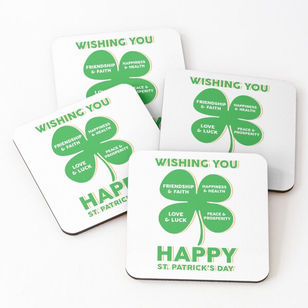 Aperçu de l'œuvre Je vous souhaite un joyeux saint patrick créée et vendue par TheFlipRepublic.
