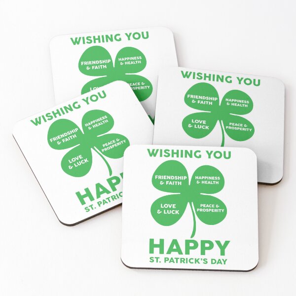 Aperçu de l'œuvre Je vous souhaite un joyeux saint patrick créée et vendue par TheFlipRepublic.