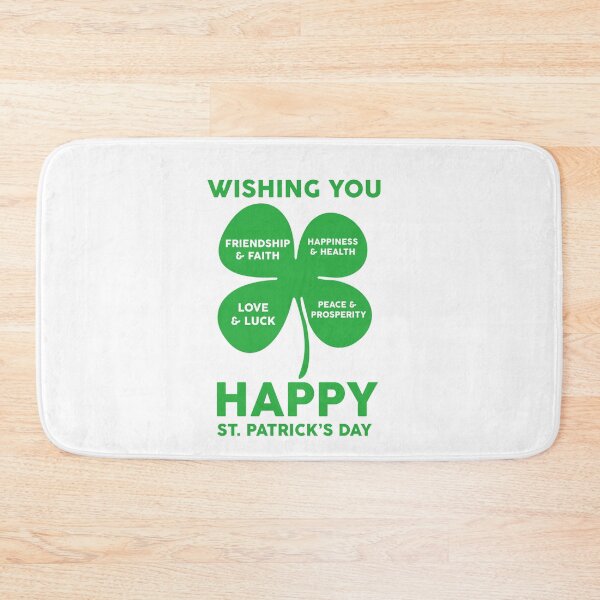 Aperçu de l'œuvre Je vous souhaite un joyeux saint patrick créée et vendue par TheFlipRepublic.
