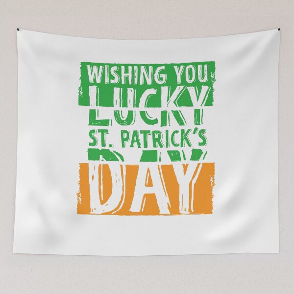 Aperçu de l'œuvre Je vous souhaite un joyeux saint patrick créée et vendue par TheFlipRepublic.