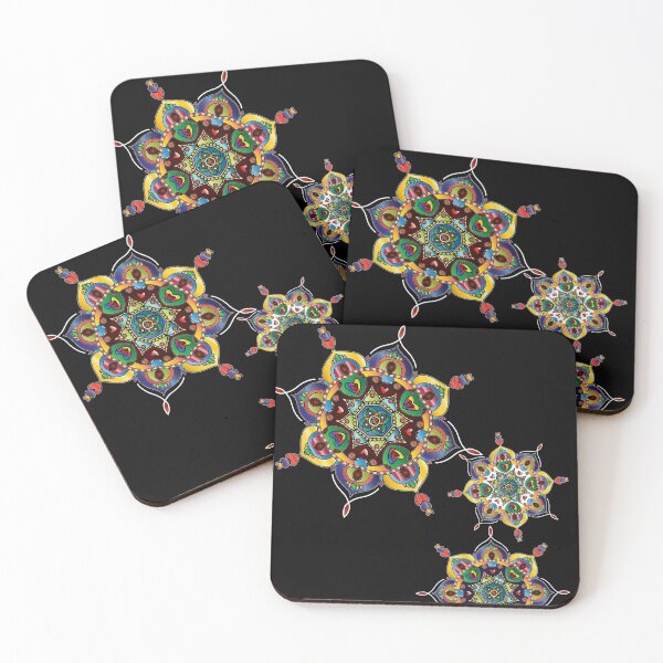 Item preview, Warm Colors Mandala Design, Mandala Abstract designed and sold by orangeblue21.