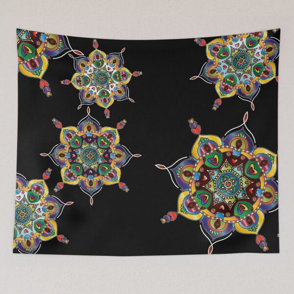 Item preview, Warm Colors Mandala Design, Mandala Abstract designed and sold by orangeblue21.