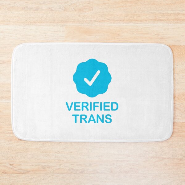 Item preview, Verified Trans with Blue Checkmark designed and sold by ClickForMore.