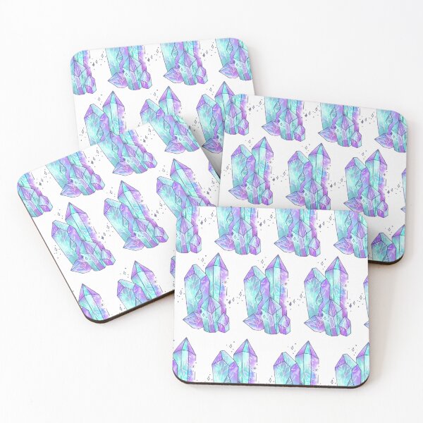 Item preview, Multi watercolor crystal formations. designed and sold by Jewelzforyou.
