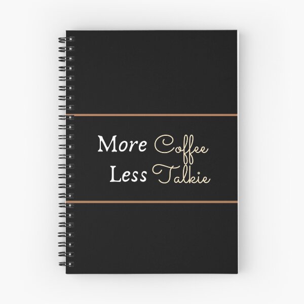 Item preview, More Coffee Less Talkie designed and sold by ClearThoughts.