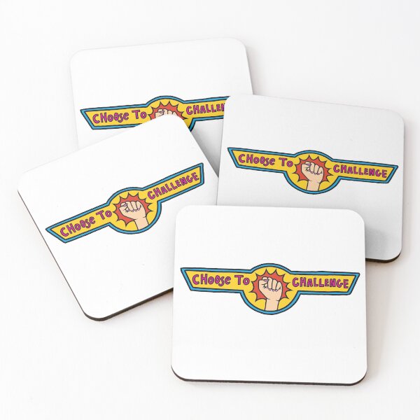 Item preview, FEMINISM FOR HUMANITY BADGE: Choose to Challenge Yellow Plaque designed and sold by cectimm.