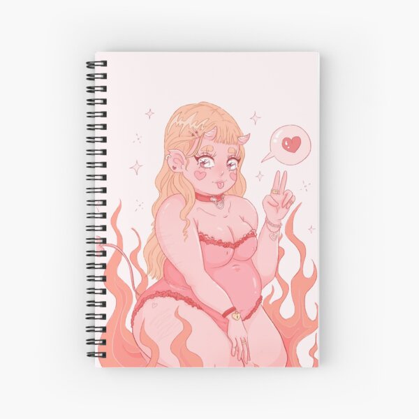 Valentines Demon Gxrl Pin-Up | 01 | Astrid Spiral Notebook