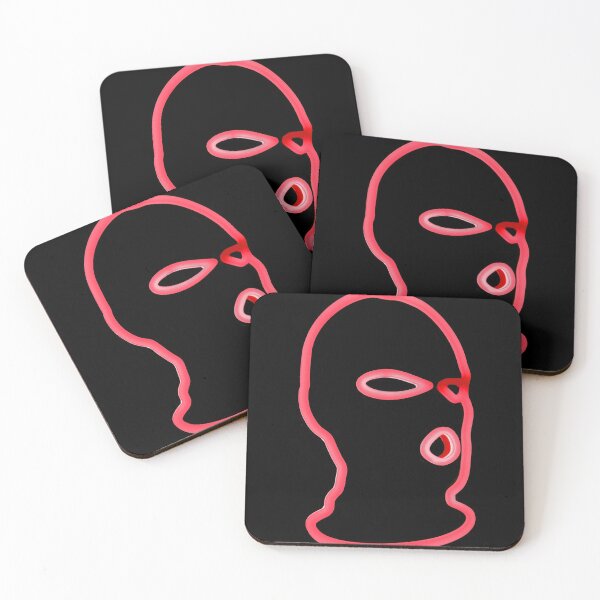 Item preview, Red Full face mask Hooligan // Ski mask designed and sold by PGPshop.