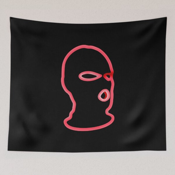 Item preview, Red Full face mask Hooligan // Ski mask designed and sold by PGPshop.