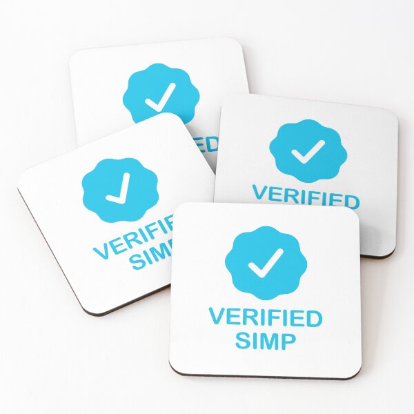 Item preview, Verified Simp with Blue Checkmark designed and sold by ClickForMore.