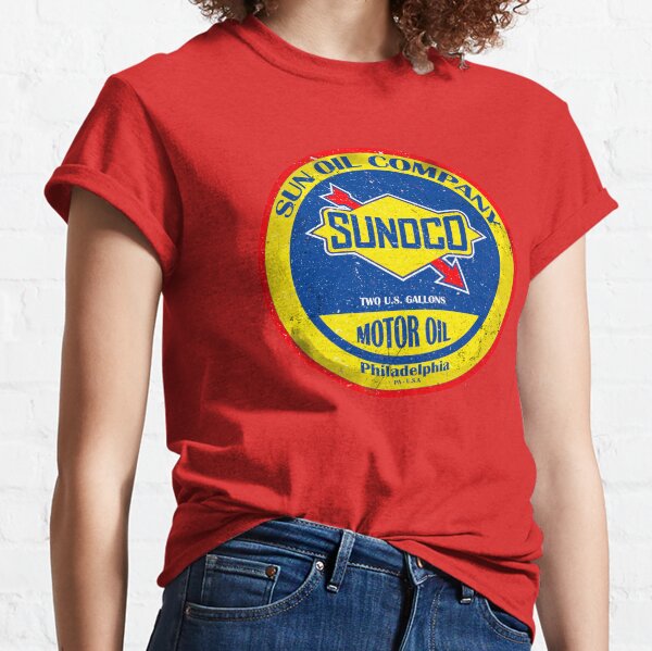 Sunoco oil company vintage sign Classic T-Shirt