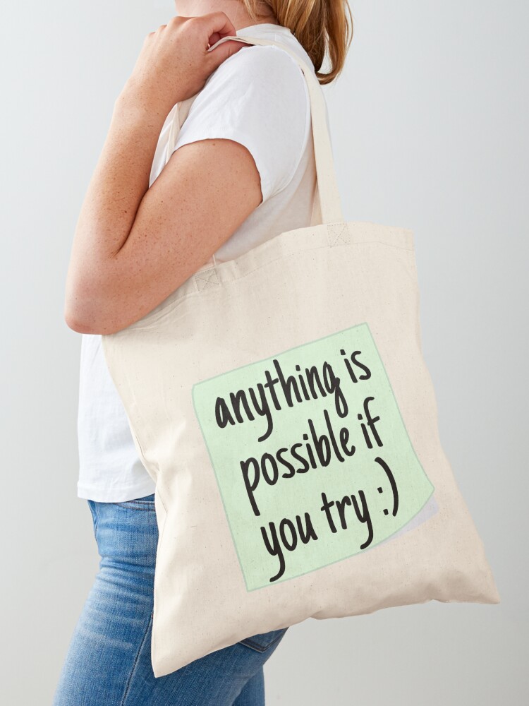 Anything's Possible Shoulder Bag