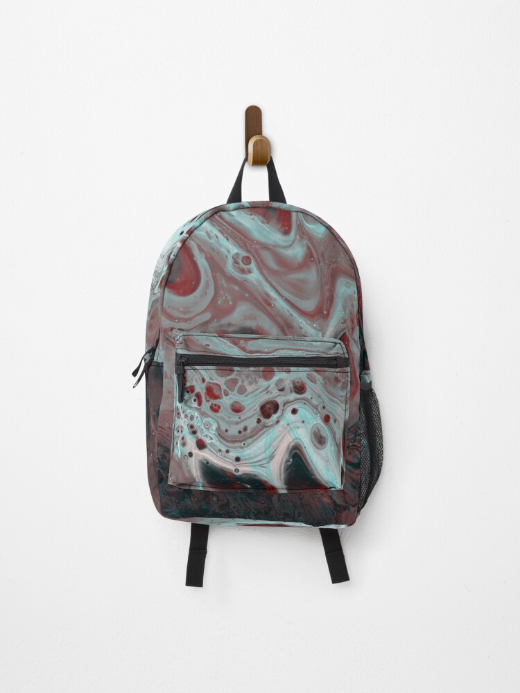 Thumbnail 1 of 3, Backpack, Abstract Marble designed and sold by ind3finite.