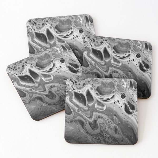 Item preview, Abstract Marble Black White designed and sold by ind3finite.