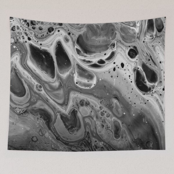 Item preview, Abstract Marble Black White designed and sold by ind3finite.