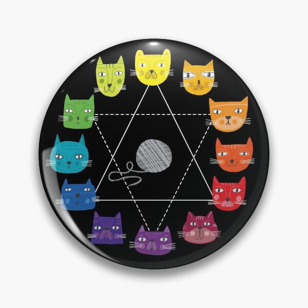 Artikelvorschau, Cat Themed Paint Farbrad Künstler Palette Kunstliebhaber entworfen und verkauft von AugustDesign.