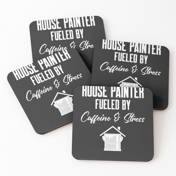 Item preview, House Painter Fueled By Caffeine & Stress Tradesman Gift designed and sold by EricJP.