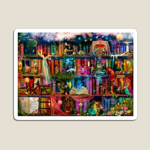 total revitalisiertes Stück !! Dies wird bald ein Puzzle in den Läden überall sein!
Mein Traumbuchregal Magnet