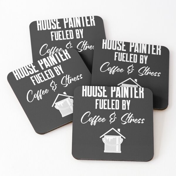 Item preview, House Painter Fueled By Coffee & Stress Tradesman Gift designed and sold by EricJP.