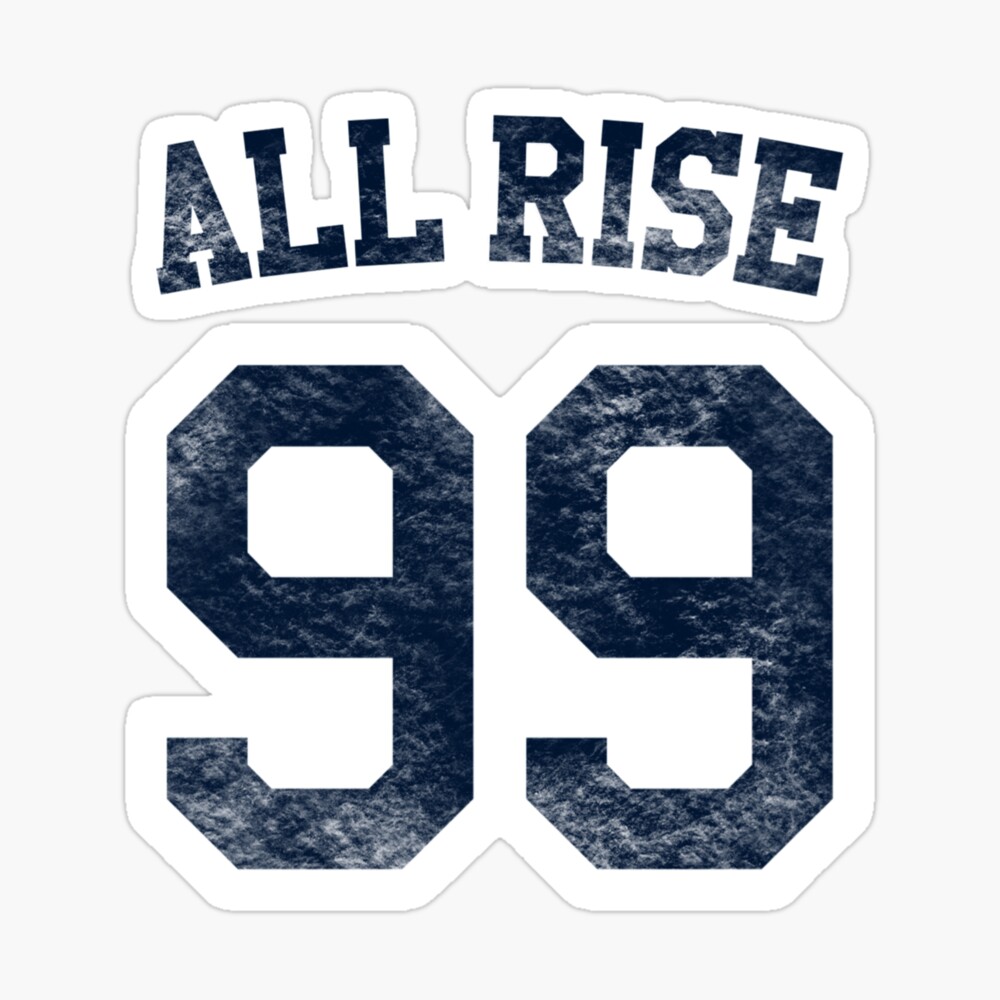 Aaron Judge - Baseball Art - All Rise - Nickname Jersey