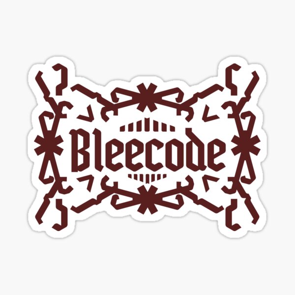 Bleecode red Sticker