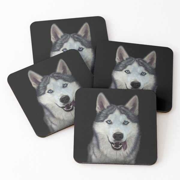 Item preview, Siberian Husky Dog Painting designed and sold by Justin Fowler Art.