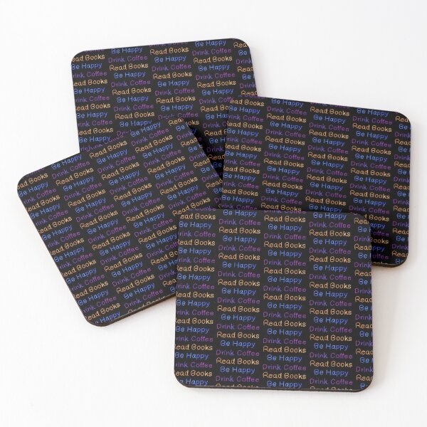 Item preview, Drink Coffee Read Books Be Happy designed and sold by Fiona Gray.