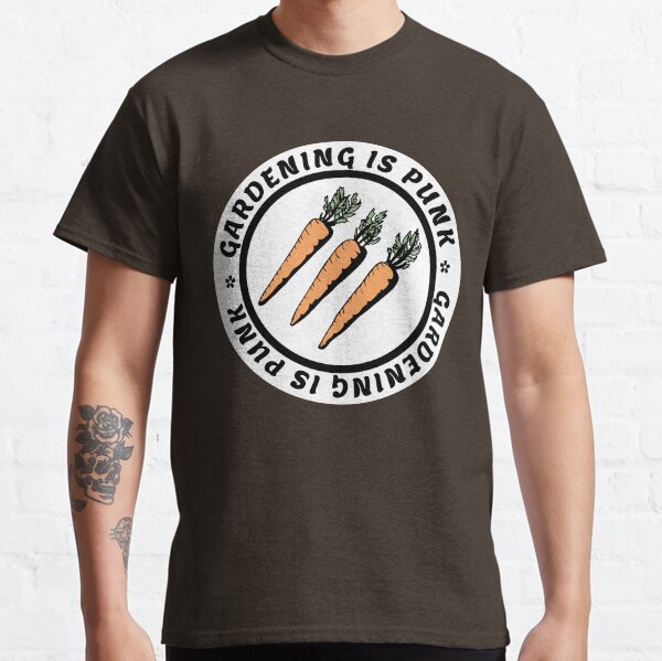 gardening is punk | antifascist 3 arrows | carrots Classic T-Shirt