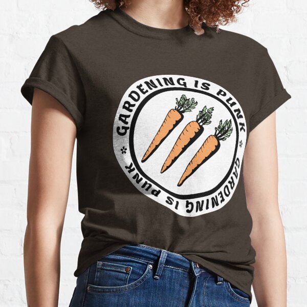 gardening is punk | antifascist 3 arrows | carrots Classic T-Shirt