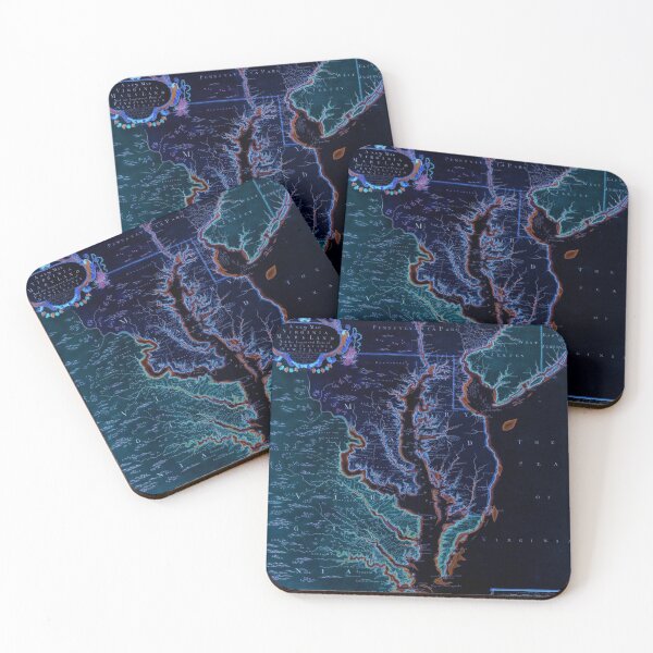 Item preview, Vintage Maps - Virginia and Maryland  designed and sold by KnightandMoon.