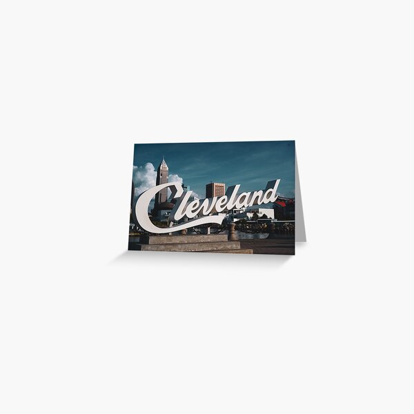 Cleveland Sign Greeting Card