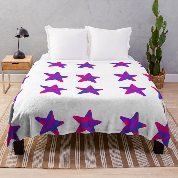 Item preview, Cute Stars - Bisexual Pride Flag designed and sold by GhostLonging.