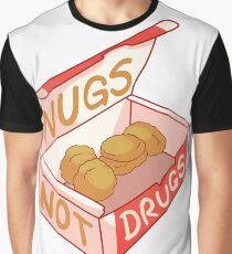 Camiseta gráfica "Nugs no drogas"