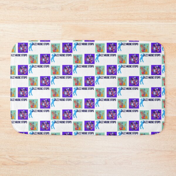Item preview, Jazz Music Stops designed and sold by WorldPrintTees.