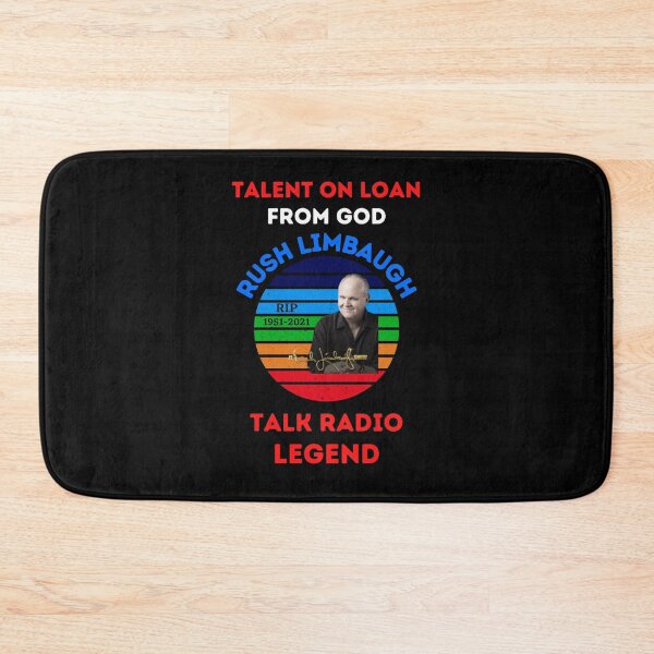 Item preview, Rush Limbaugh RIP Talent On Loan From God Radio Legend designed and sold by WoodburyLake.