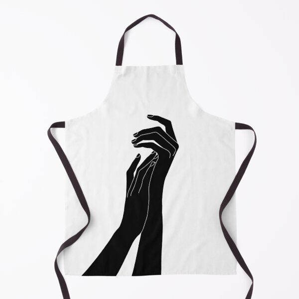 Item preview, Hands silhouette line artwork - Marina designed and sold by TheColourStudy.