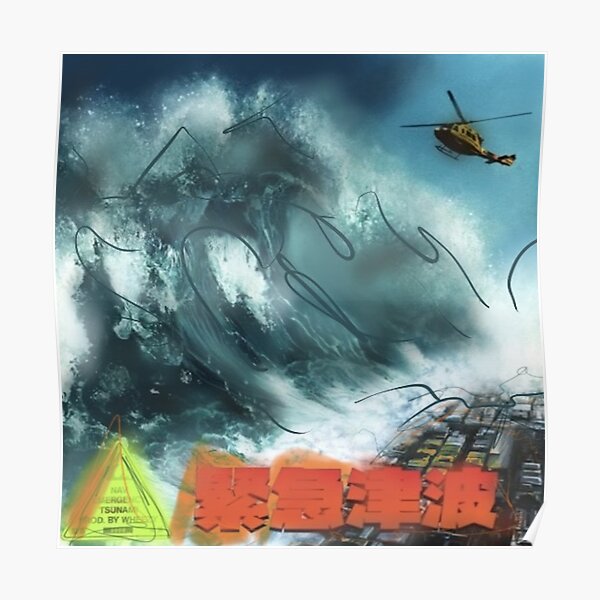 Emergency Tsunami Posters Redbubble