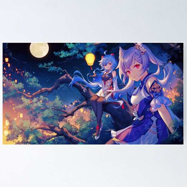 Item preview, Ganyu & Keqing | Genshin Impact designed and sold by Reigill.