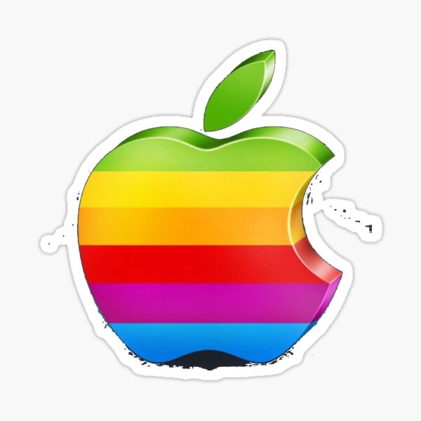 Apple logo design iphone Sticker