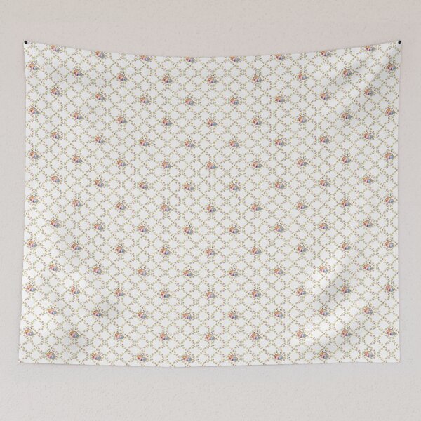 Item preview, Amy's Watercolor Artist Palette - Rose Pattern on White designed and sold by Some Little Good.