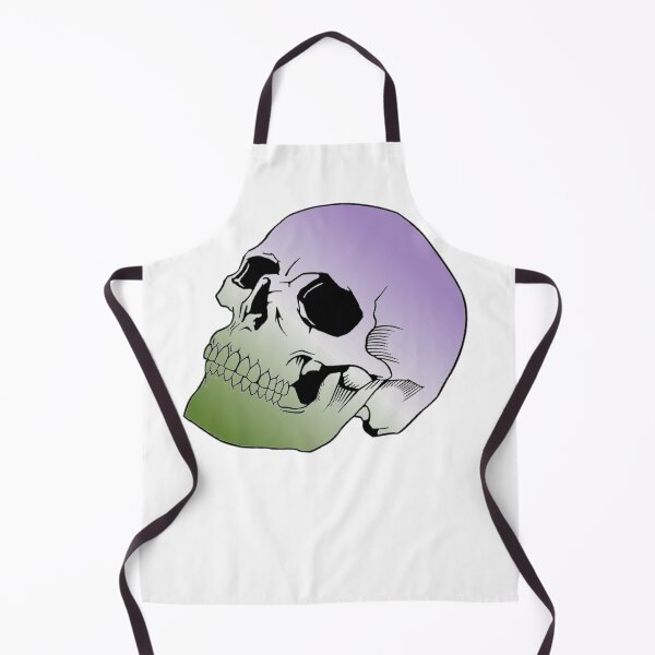 Item preview, Genderqueer Pride Skull designed and sold by failephant-art.