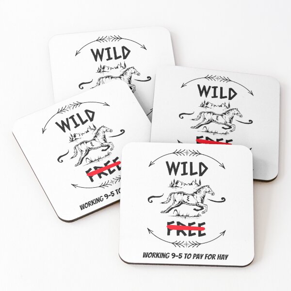 Item preview, Wild and Working for Horses designed and sold by FunnyAnimalGear.