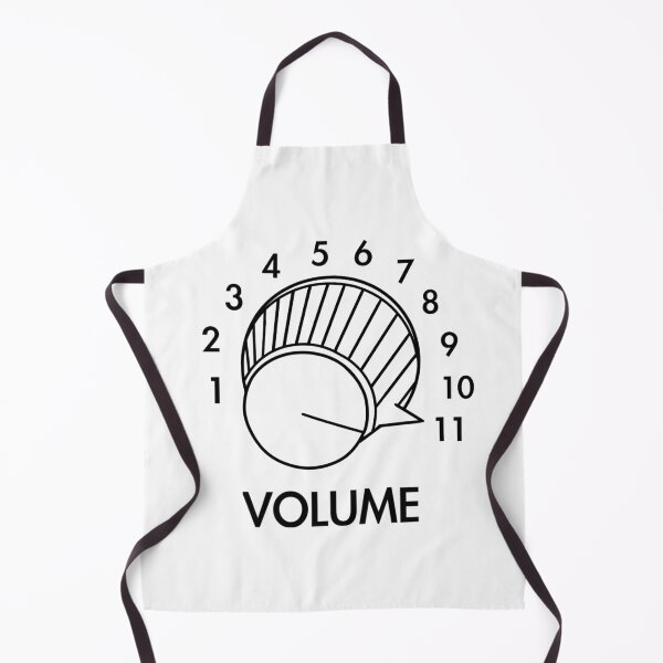 Aperçu de l'œuvre Bouton de volume jusqu'à 11 T-Shirt de musicien de guitare drôle cadeau Rock Heavy Metal créée et vendue par blueversion.
