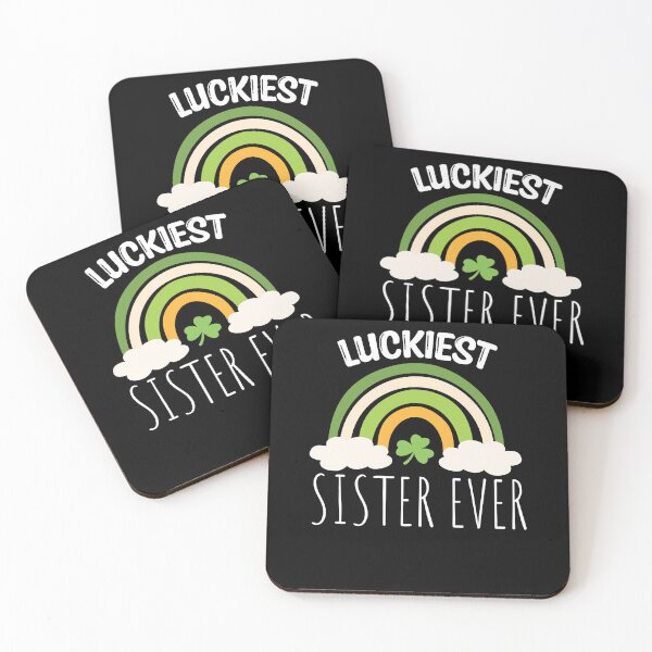 Item preview, Luckiest sister ever Irish Rainbow - Funny Patricks Day Sister Gift designed and sold by Run to Creations.