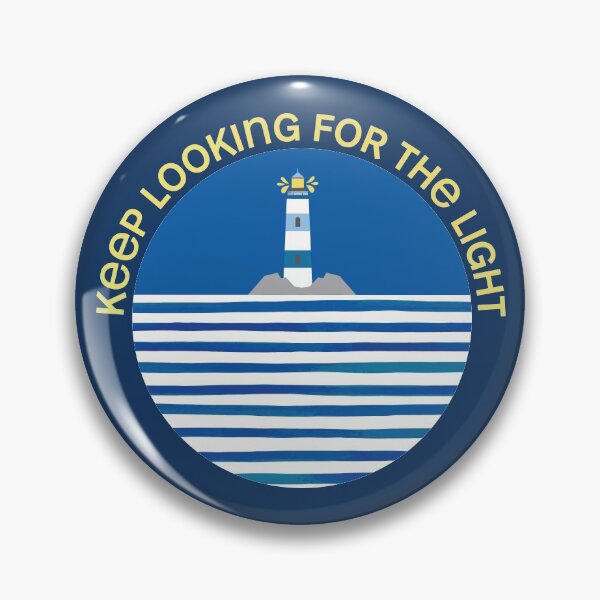Item preview, Keep Looking for the Light Lighthouse designed and sold by SharksOnShore.